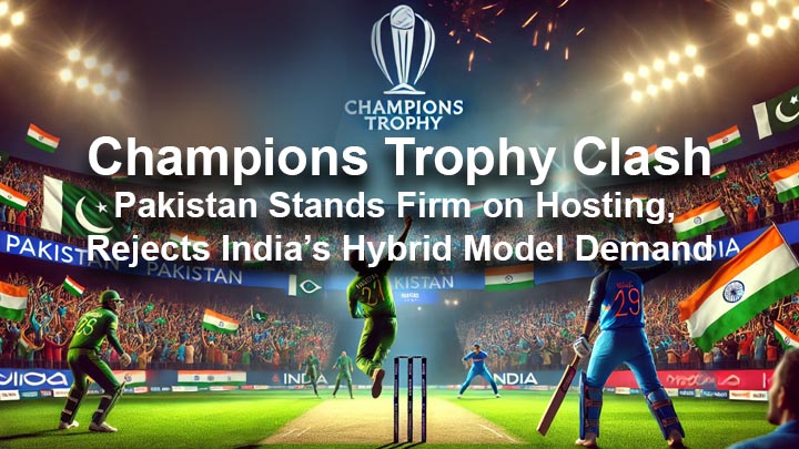 Champions Trophy Clash Pakistan Stands Firm on Hosting