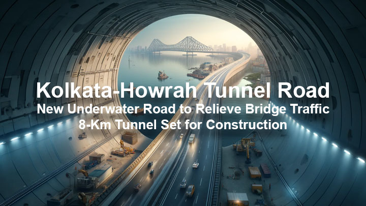 Kolkata-Howrah Tunnel Road New Underwater Road to Relieve Bridge Traffic