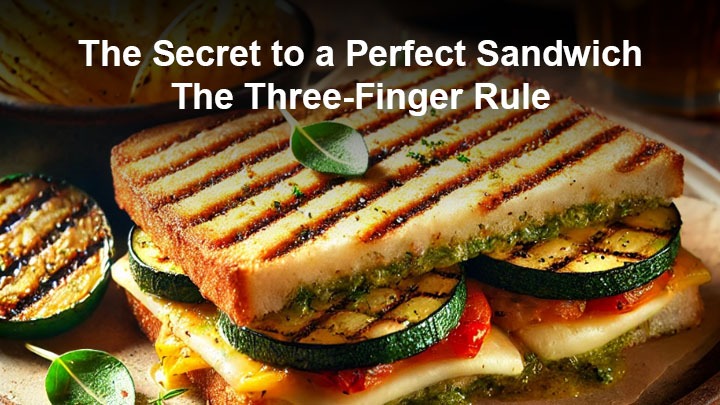 The Secret to a Perfect Sandwich The Three-Finger Rule