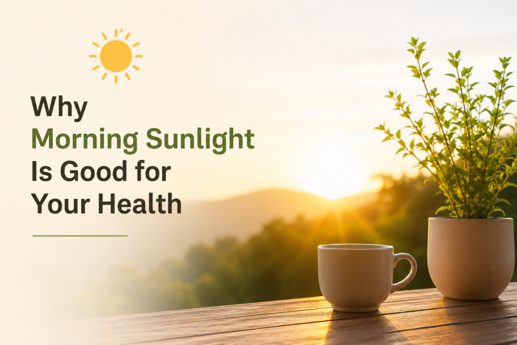 Morning sunlight benefits health