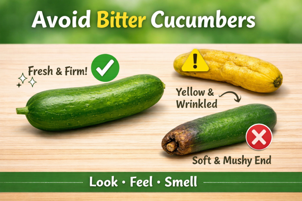 Avoid Bitter Cucumbers